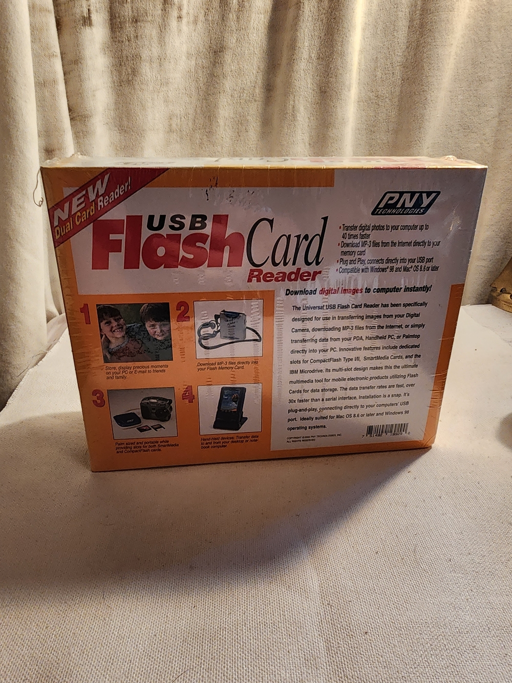 USB FlashCard Reader - Blue - Picture 4 of 4